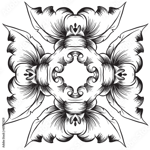 A black and white pattern