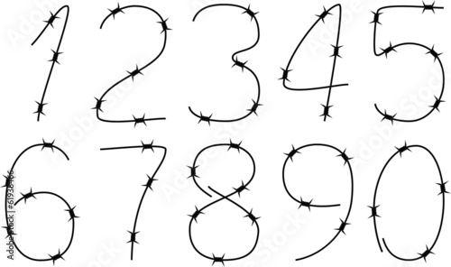 Barbed numbers