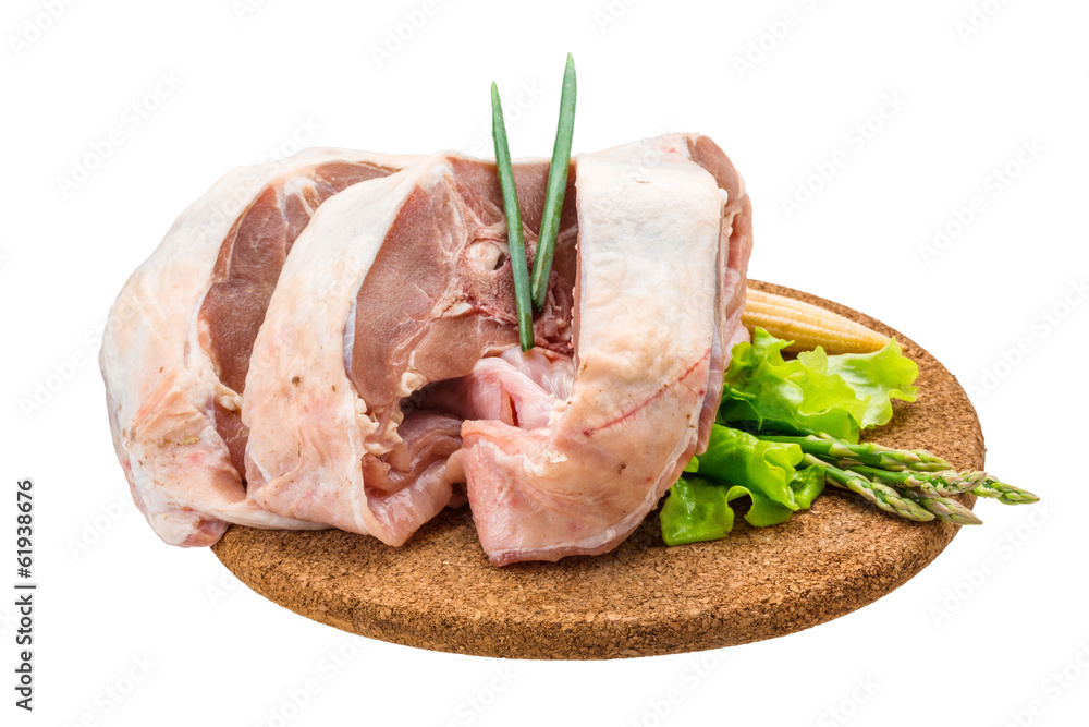 Raw lamb