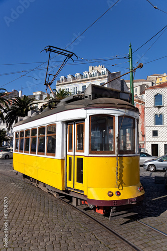 Iconic 100 year old Lisbon’s yellow tram