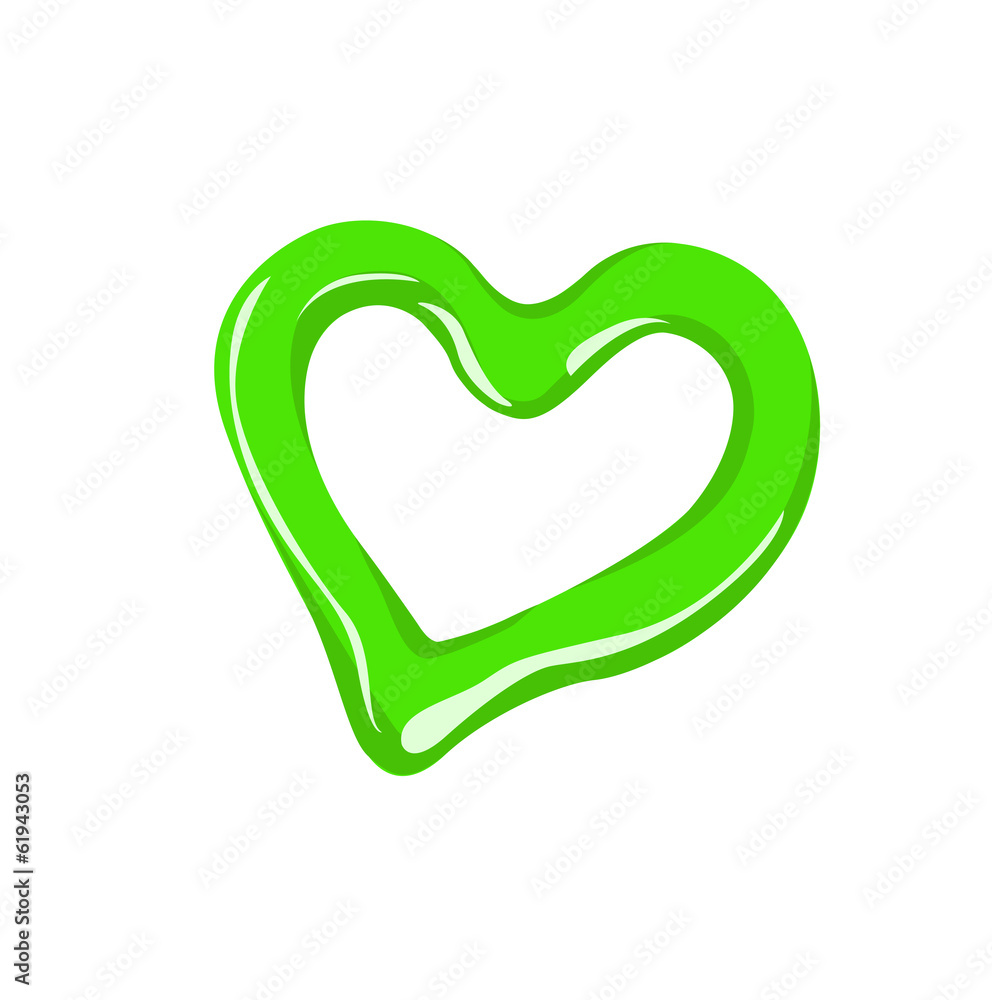 green poison heart vector green poison heart vector