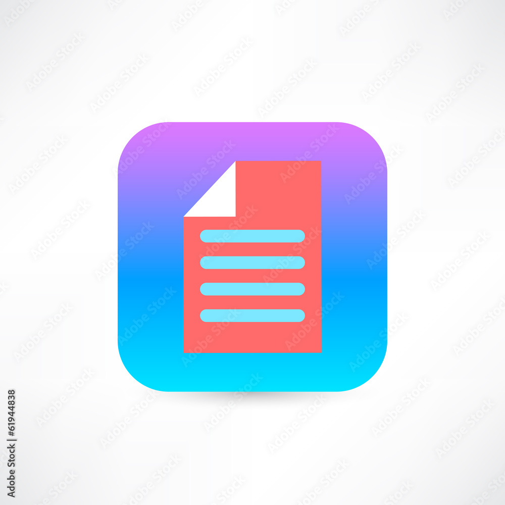 Red document icon Red document icon