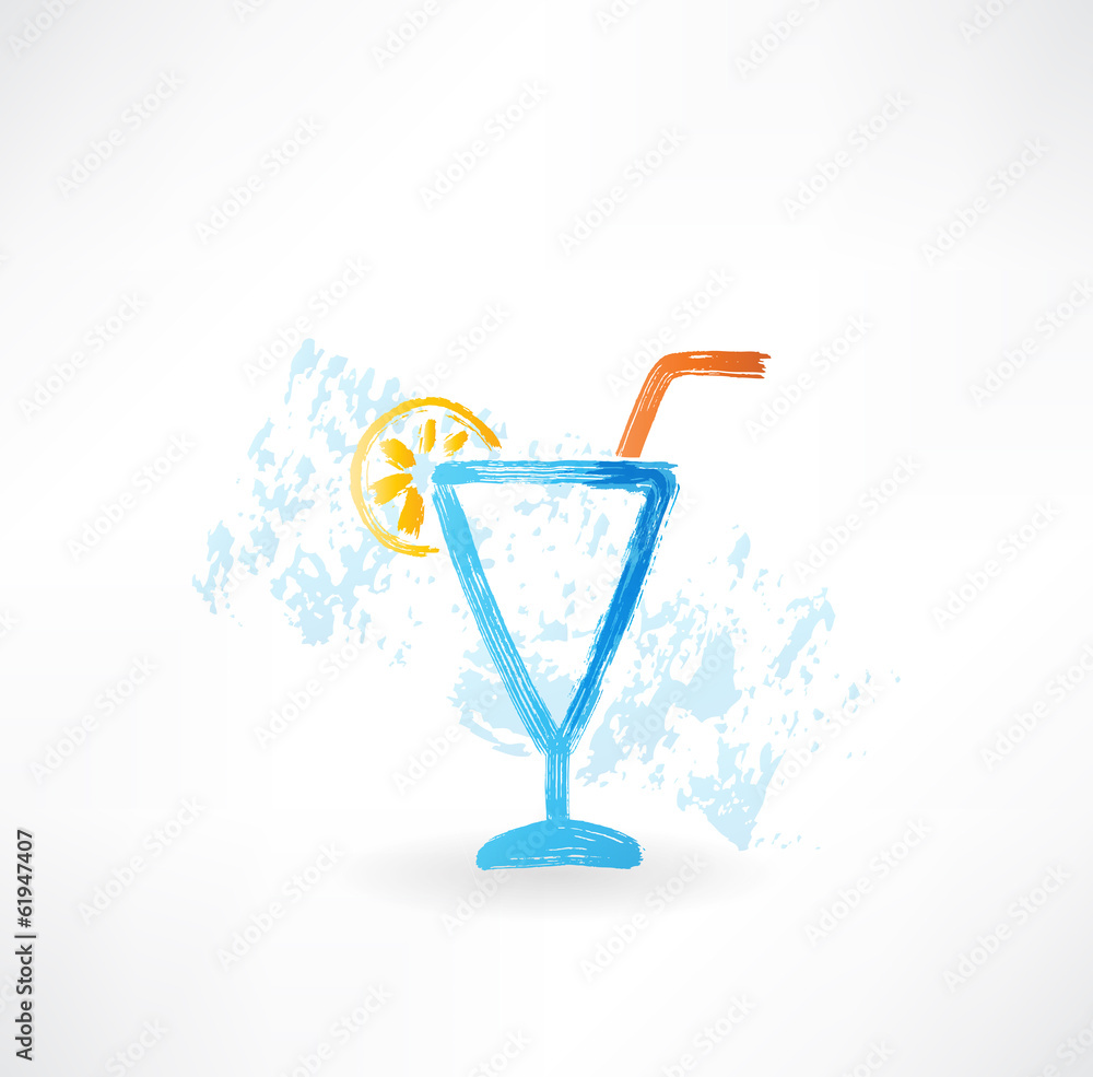 cocktail grunge icon cocktail grunge icon