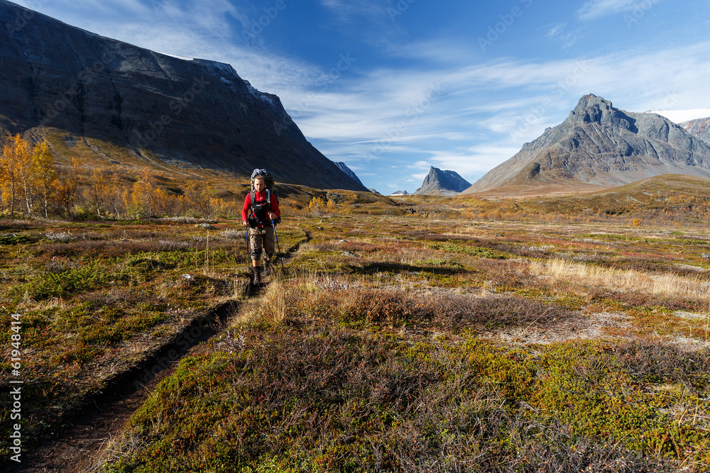 Hiking in Sweden - Lapland - Nallo Valley Hiking in Sweden - Lapland - Nallo Valley