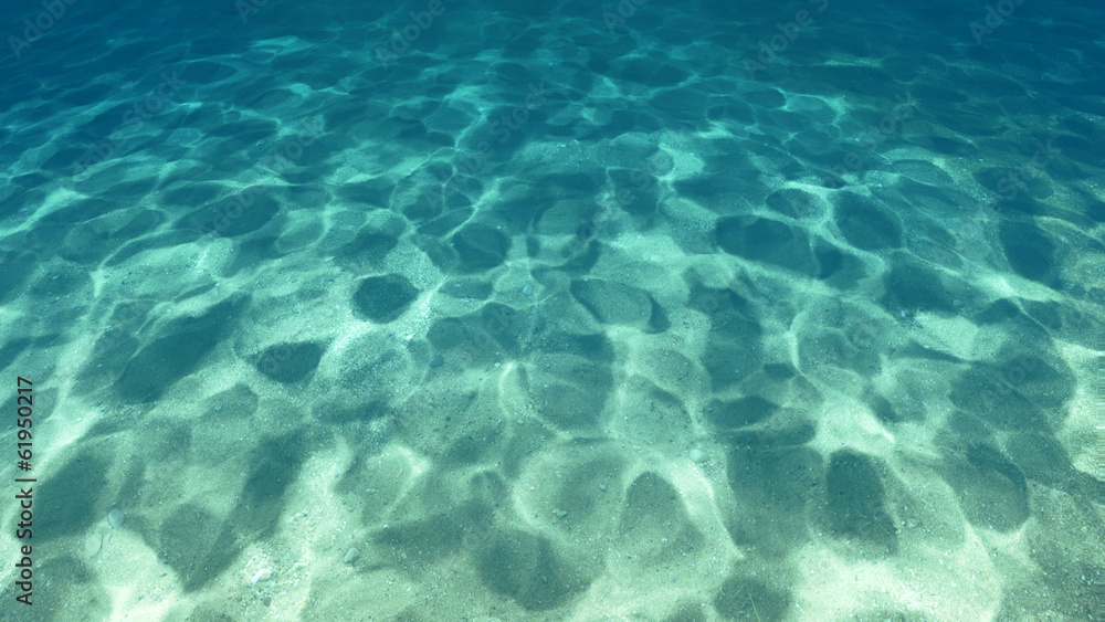 Fototapeta premium Surface of the sand under water