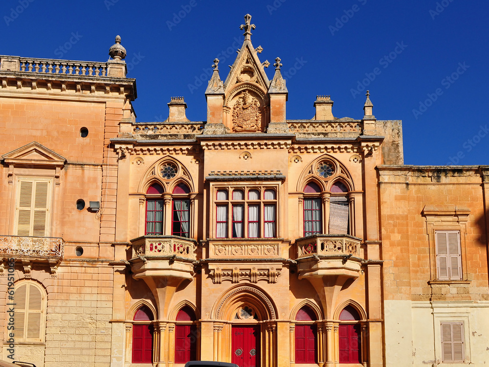 Obraz premium Mdina,city hall,Malta island