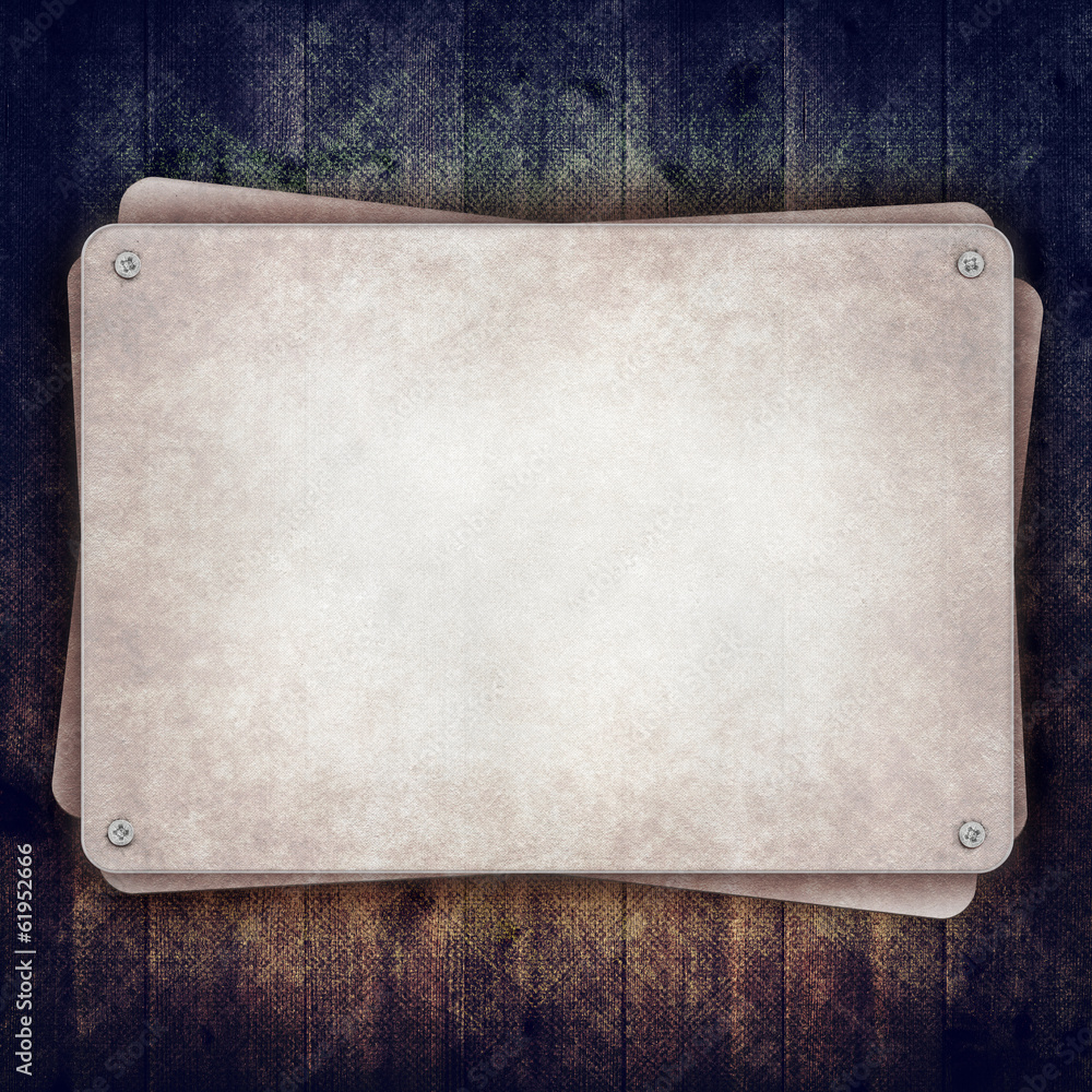 Fototapeta premium Blank plate on grunge background