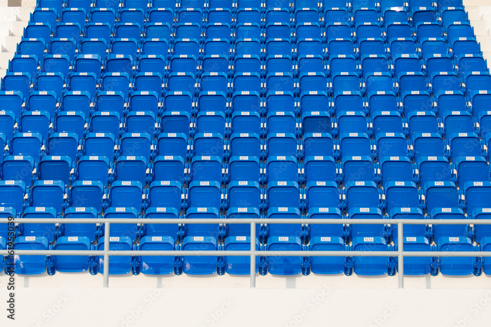 Naklejka premium Chairs in the stadium