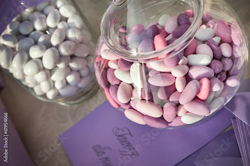 Foto confetti sposi
