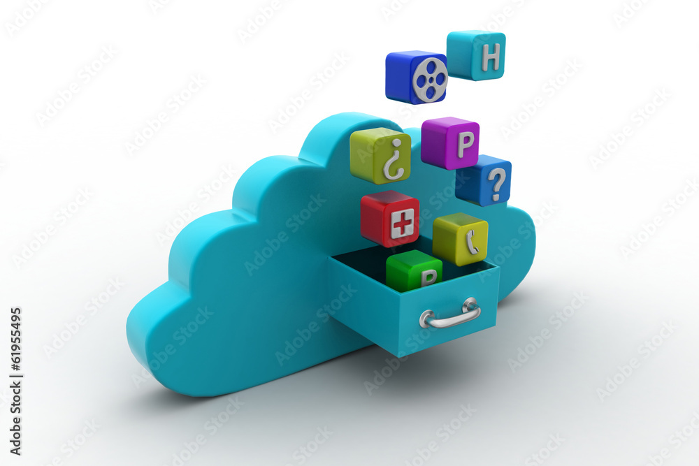 Cloud computing concept Cloud computing concept