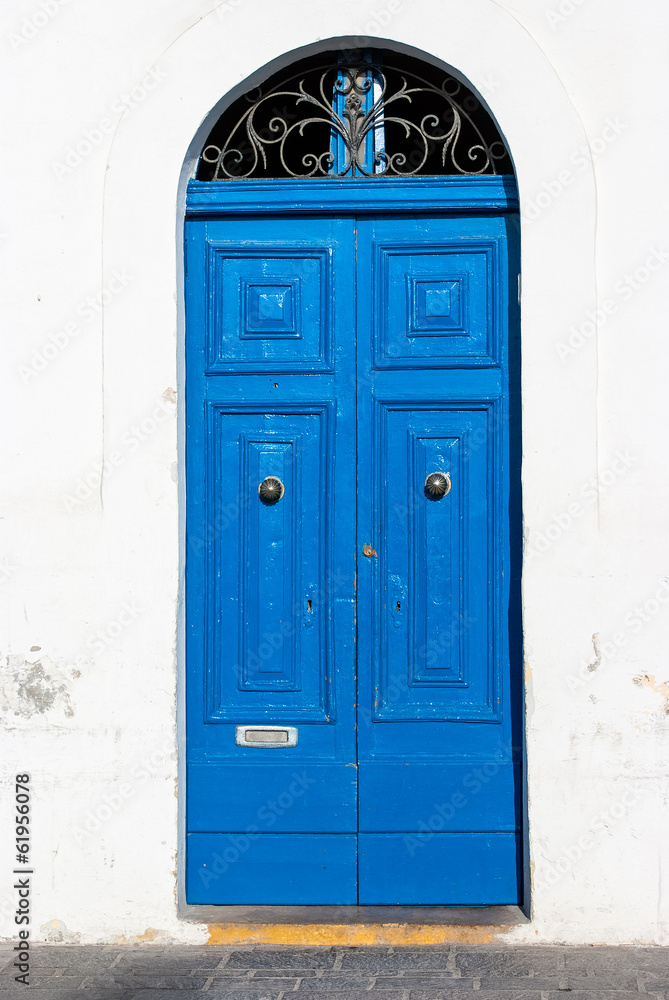 Blue door