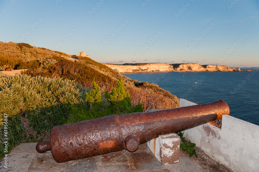 Canon à Bonifacio - Corse