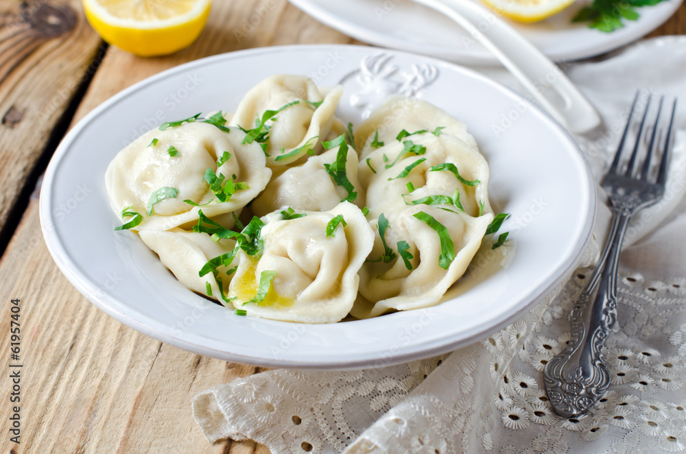 Dumplings with meat Dumplings with meat