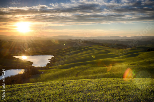 Sunset in Tuscany