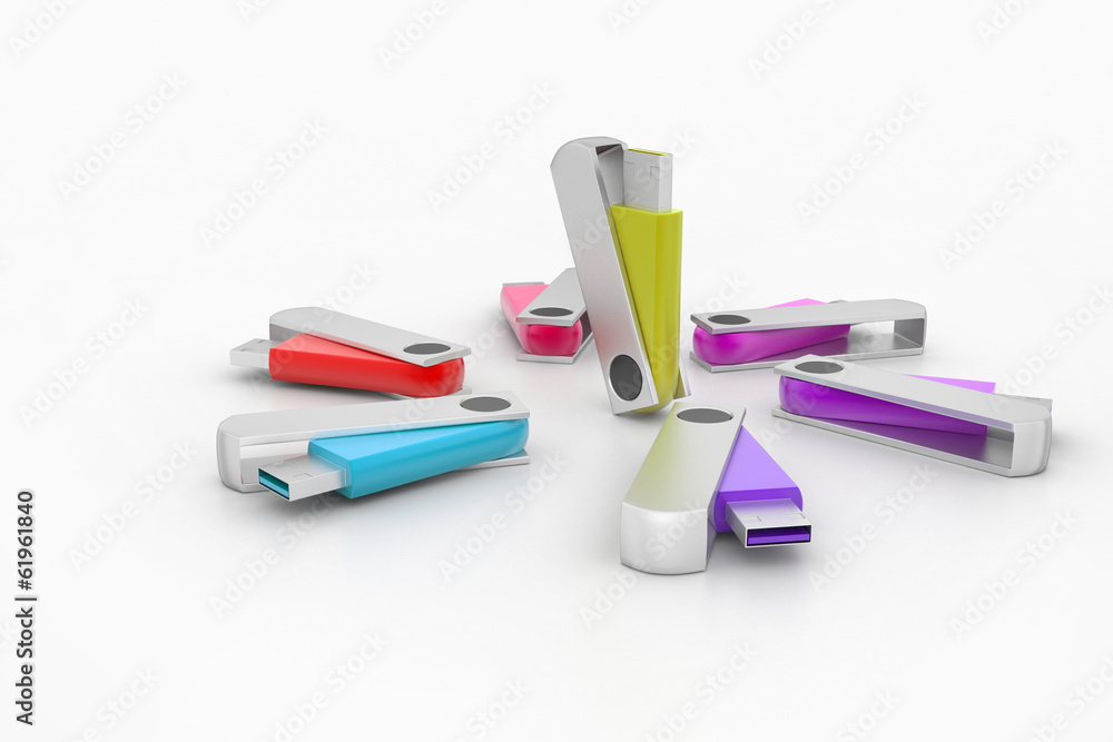 3D colourful models USB Flash Drive 3D colourful models USB Flash Drive