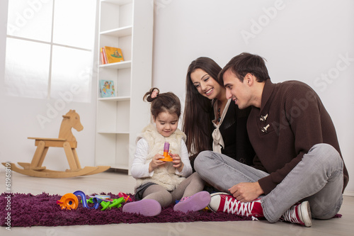 Family in the room