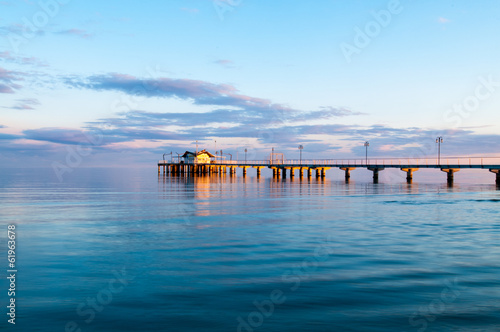 Obraz na płótnie Tramonto al Faro w salonie