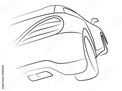 Luxus Auto Dynamik Tribal
