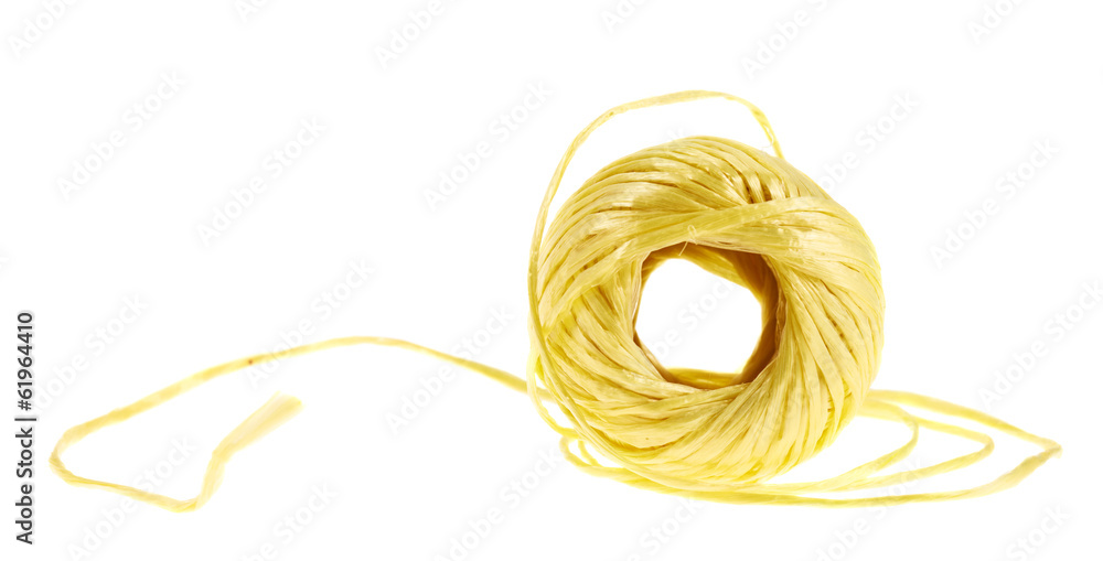 Decorational string reel isolated Decorational string reel isolated