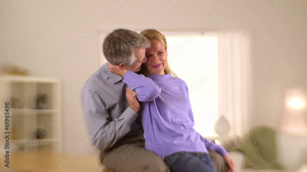 Senior couple going through marital problems Senior couple going through marital problems