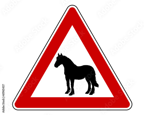 Achtung Pferd