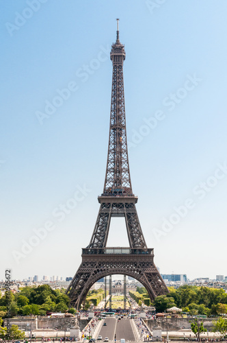 The Eiffel Tower in Paris France