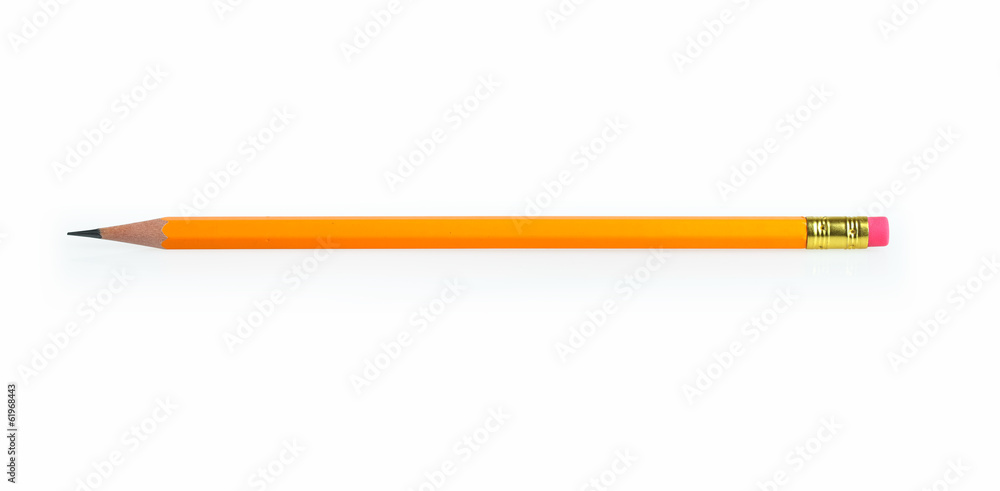 pencil isolated on white pencil isolated on white