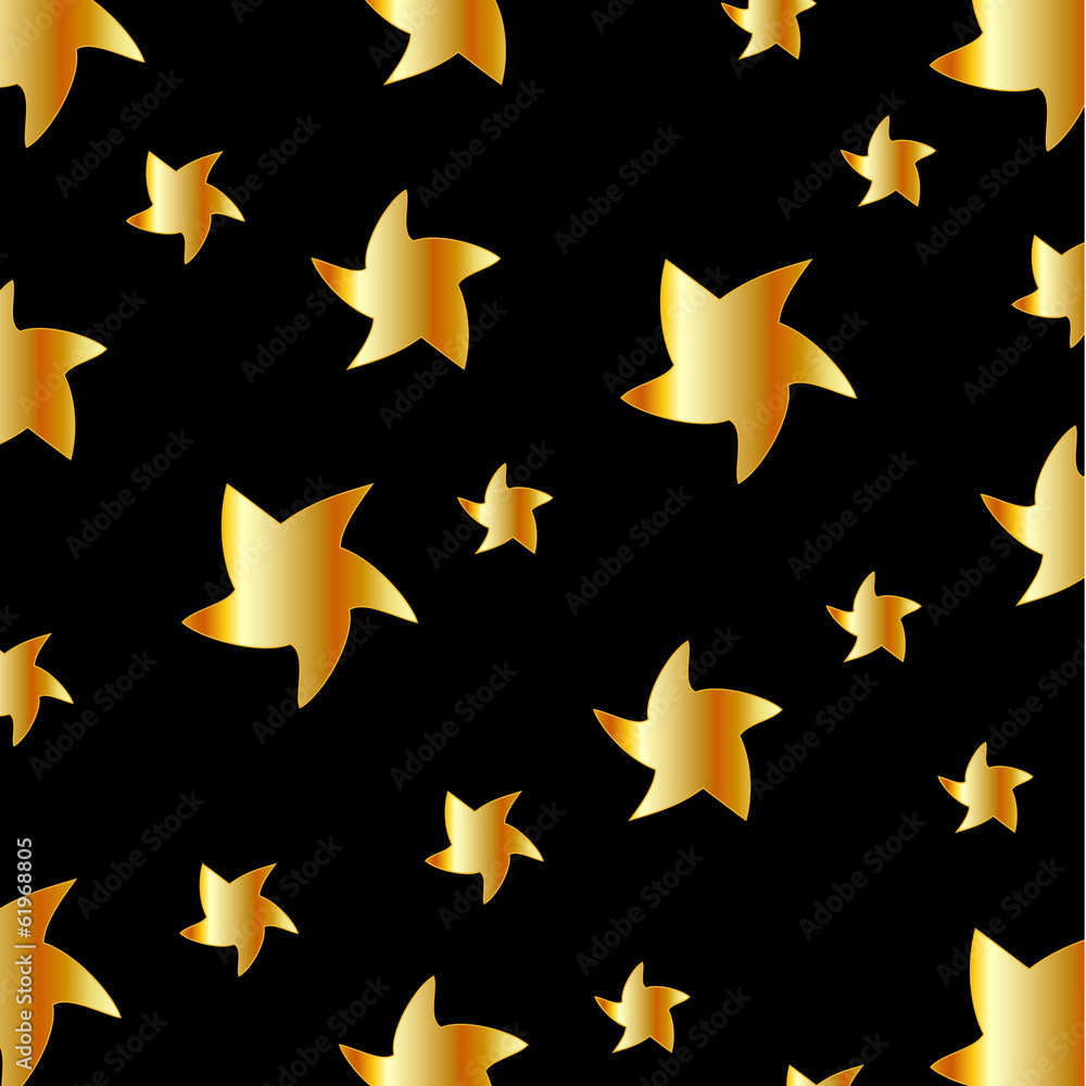 Gold stars against black background for web use Gold stars against black background for web use