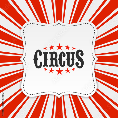 Circus poster background