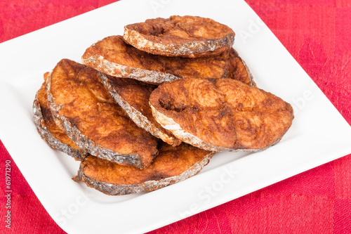 Fotografi Seer Fish Fillets Fry