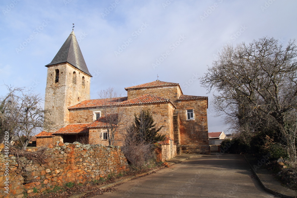 Fototapeta premium Torre de la Iglesia. Priaranza de la Valduerna, León.