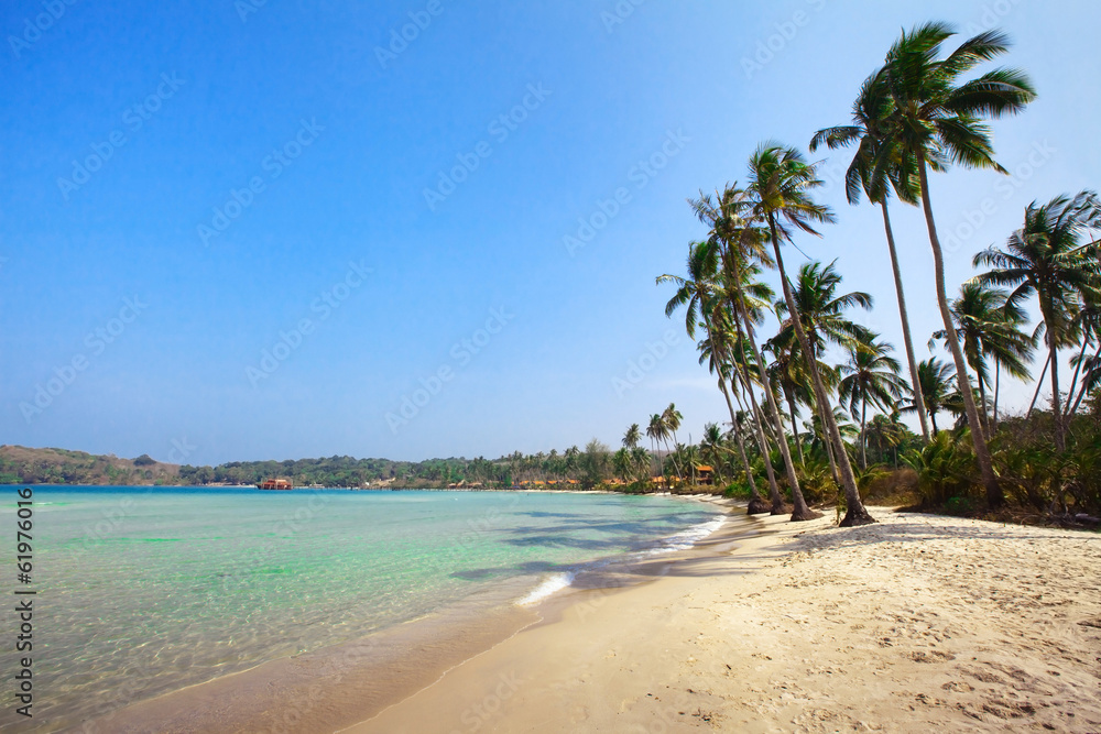 beautiful beach on Koh Kood island in Thailand