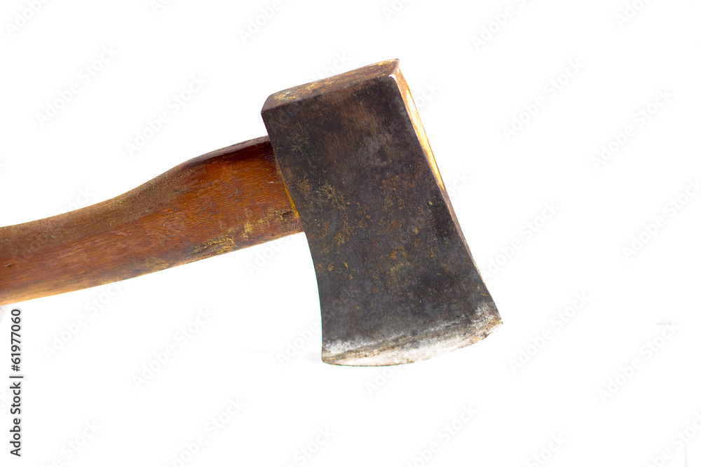 axe isolated on white background.