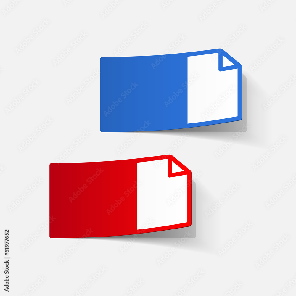 realistic design element: paper, a4 realistic design element: paper, a4