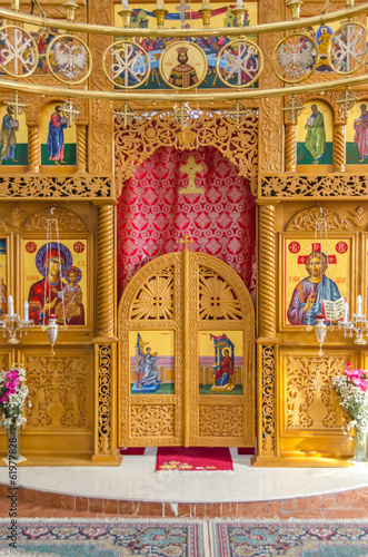 Orthodox church altar