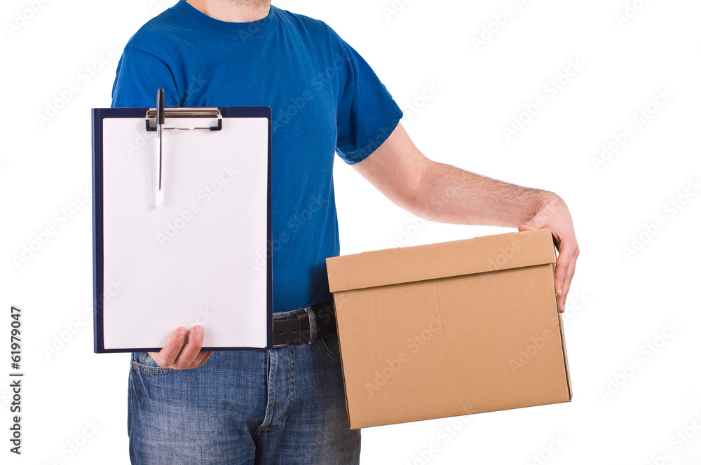 Delivery man. Delivery man.