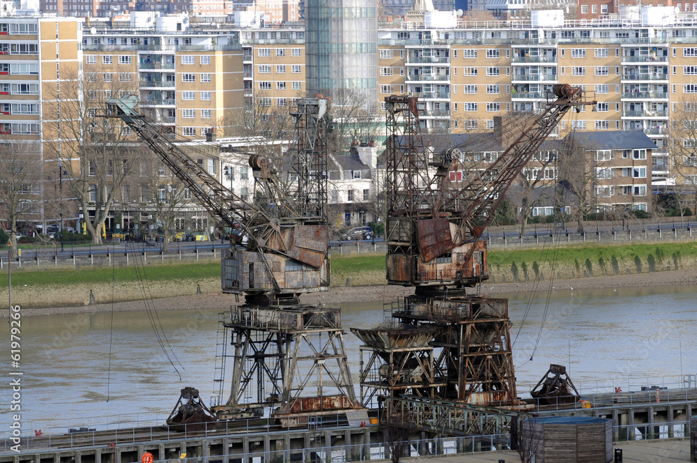 Battersea Docking Cranes