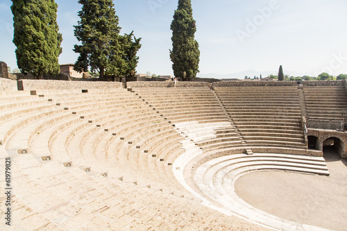 Amphitheater in Ancient Pompeii