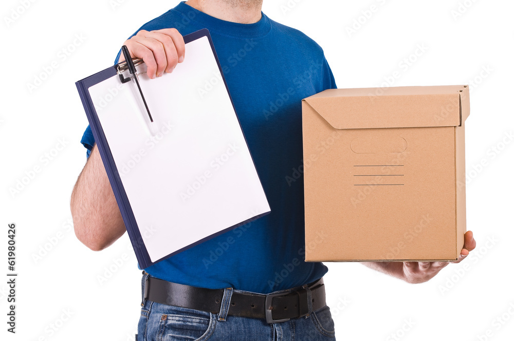 Delivery man. Delivery man.