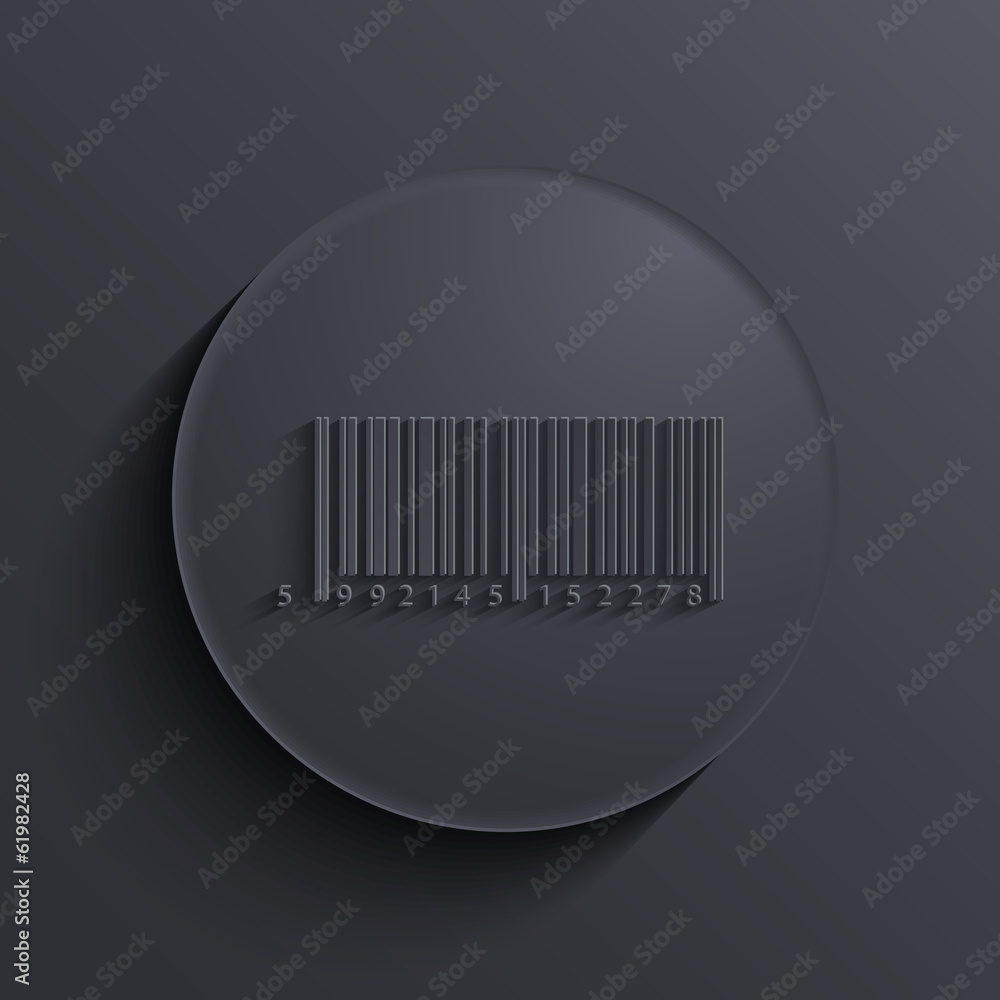 Vector modern dark circle icon. Eps10 Vector modern dark circle icon. Eps10