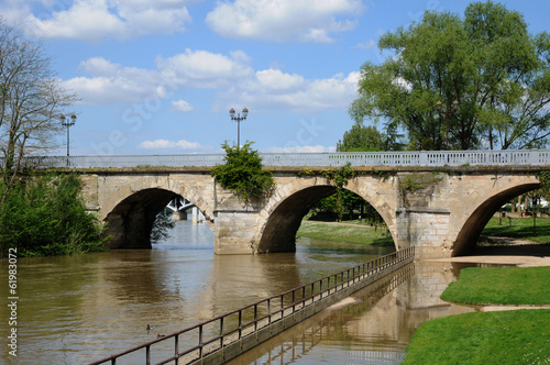 France, the picturesque city of Poissy