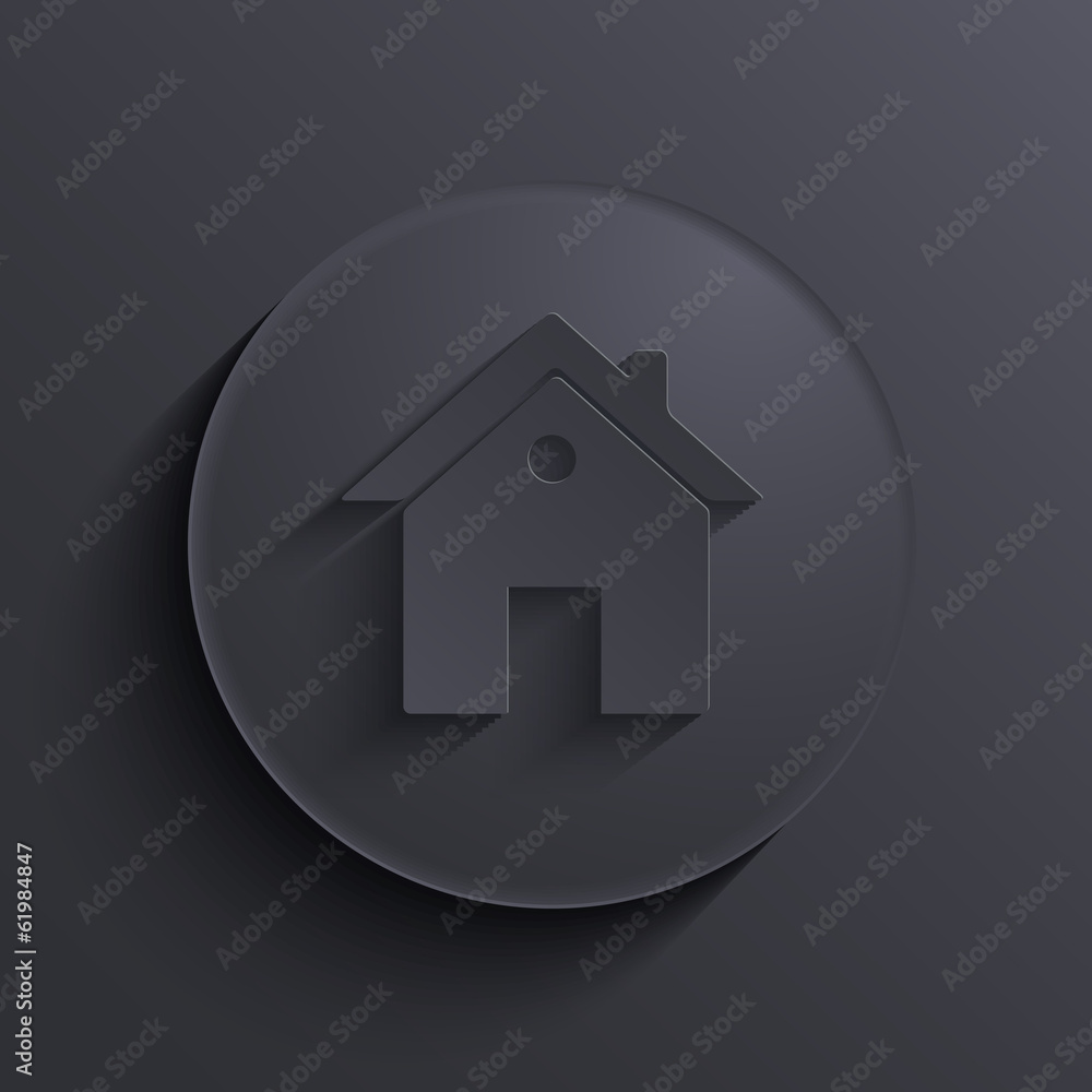 Vector modern dark circle icon. Eps10 Vector modern dark circle icon. Eps10