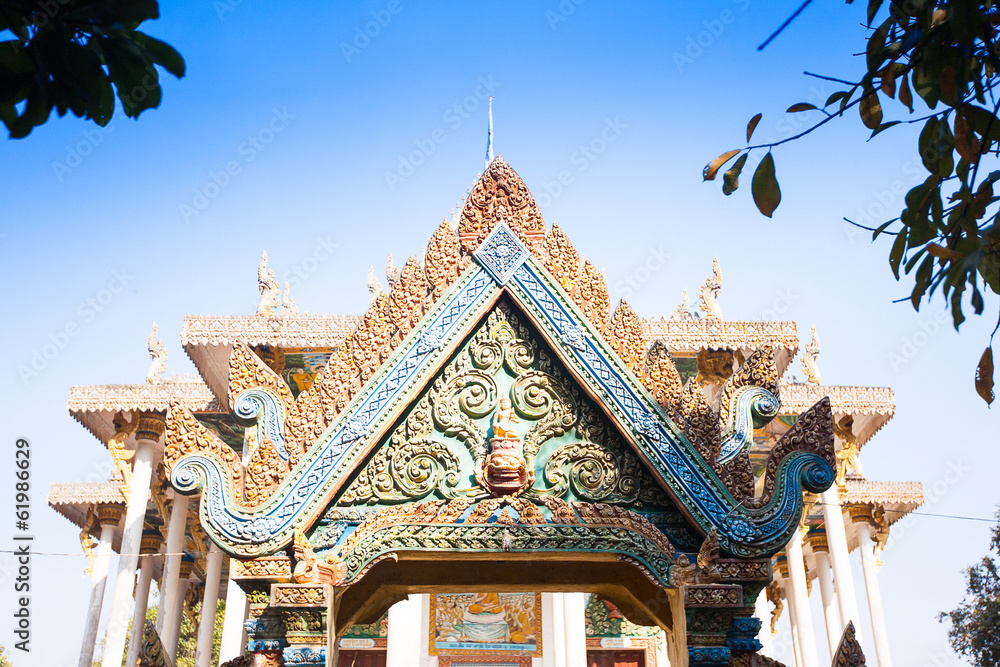 Fototapeta premium Wat Ek Phnom temple near the Battambang city, Cambodia