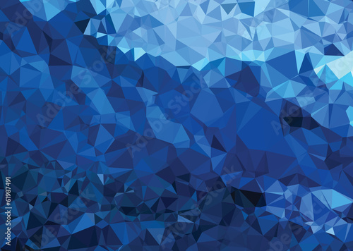 Background texture triangle geometry abstract strong blue