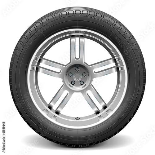 Vector Car Wheel
