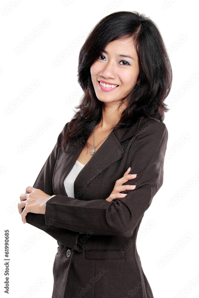 beautiful young business woman