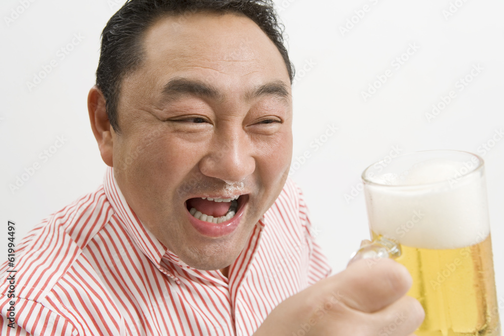 man drinking draft beer man drinking draft beer