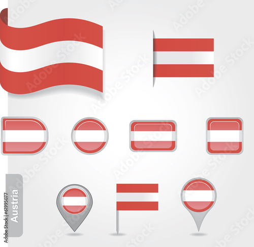 Free Download Austria flag icon set - GFXLoad