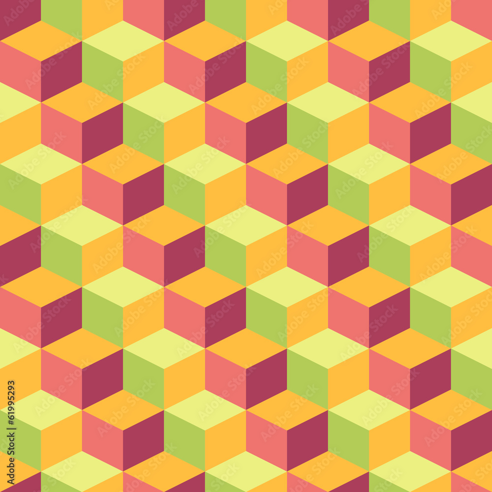 abstract retro geometric pattern