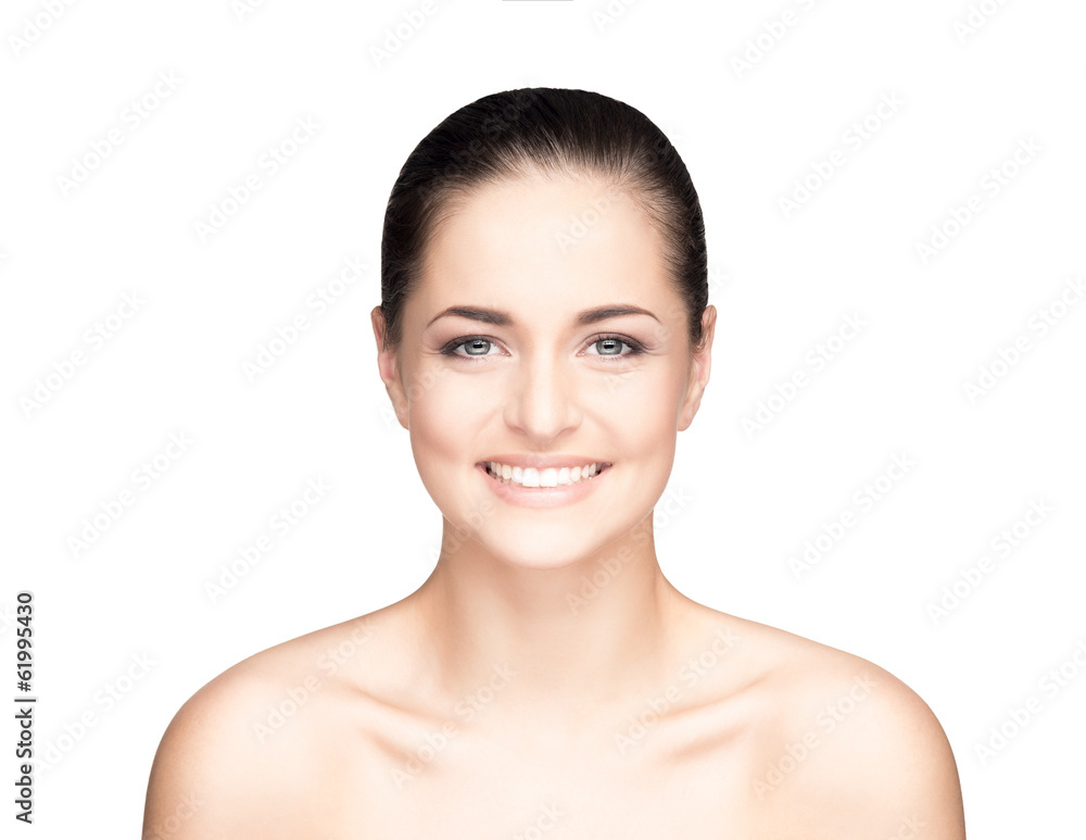 An attractive and happy girl with a beautiful smiling face An attractive and happy girl with a beautiful smiling face